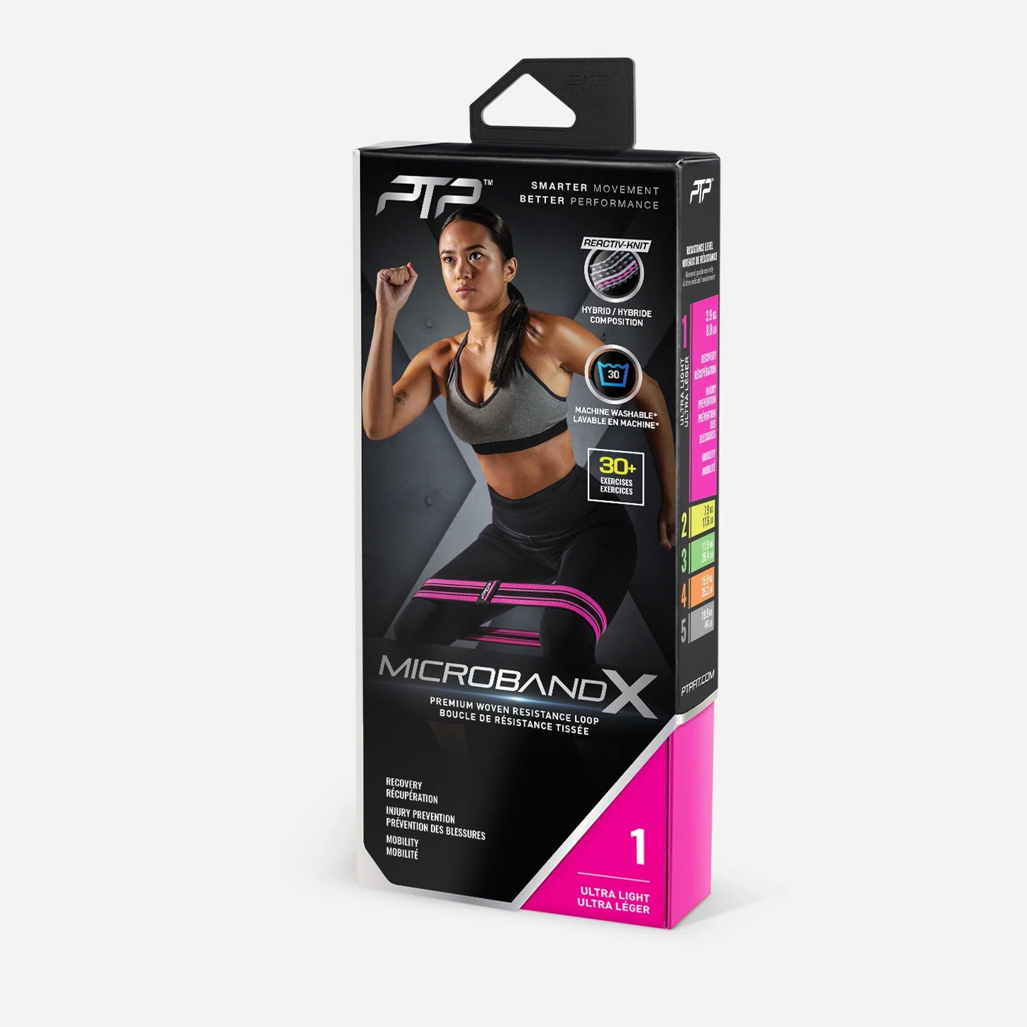 MICROBAND X | ยางห่วงผ้า กระชับสะโพกและต้นขา