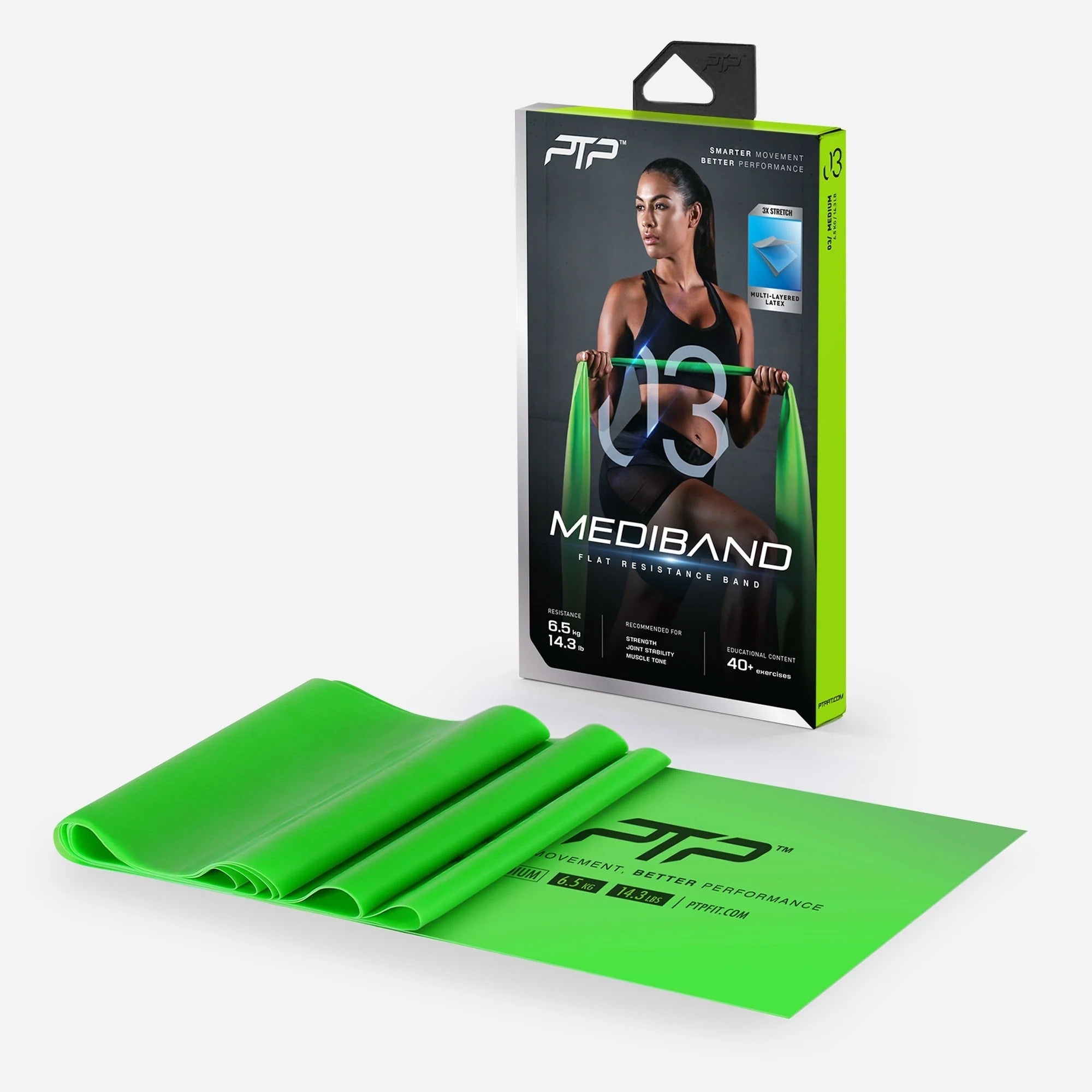MEDIBAND | ยางแผ่นยาว พิลาทิส ยืดเหยียด ฟื้นฟู