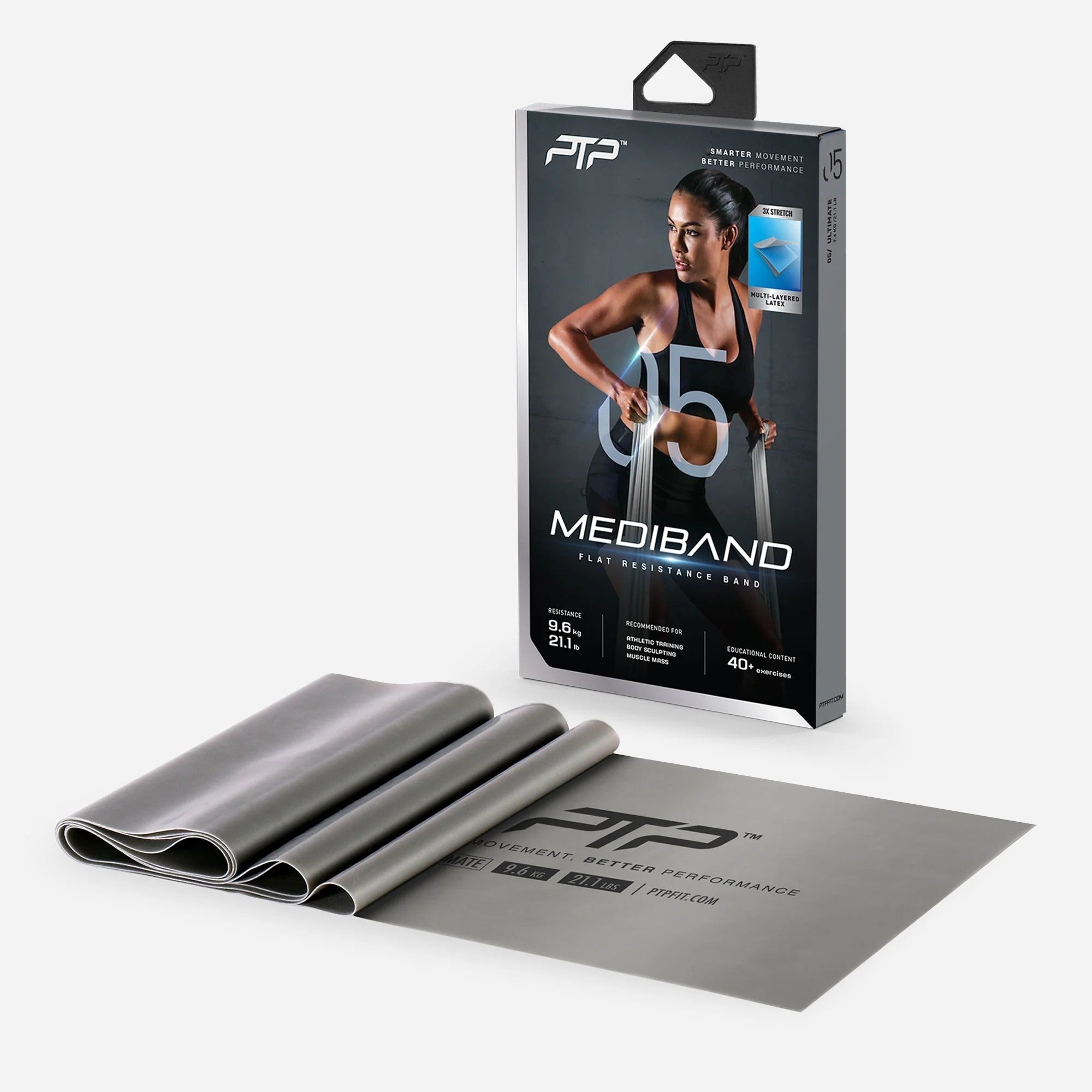 MEDIBAND | ยางแผ่นยาว พิลาทิส ยืดเหยียด ฟื้นฟู